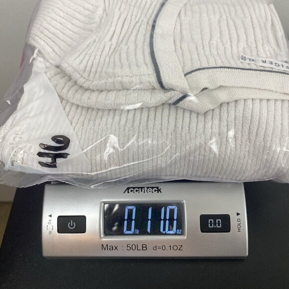 Tommy Hilfiger Women's Ribbed Cardigan Button Up Size XL Cream Preppy Cotton - Picture 8 of 8